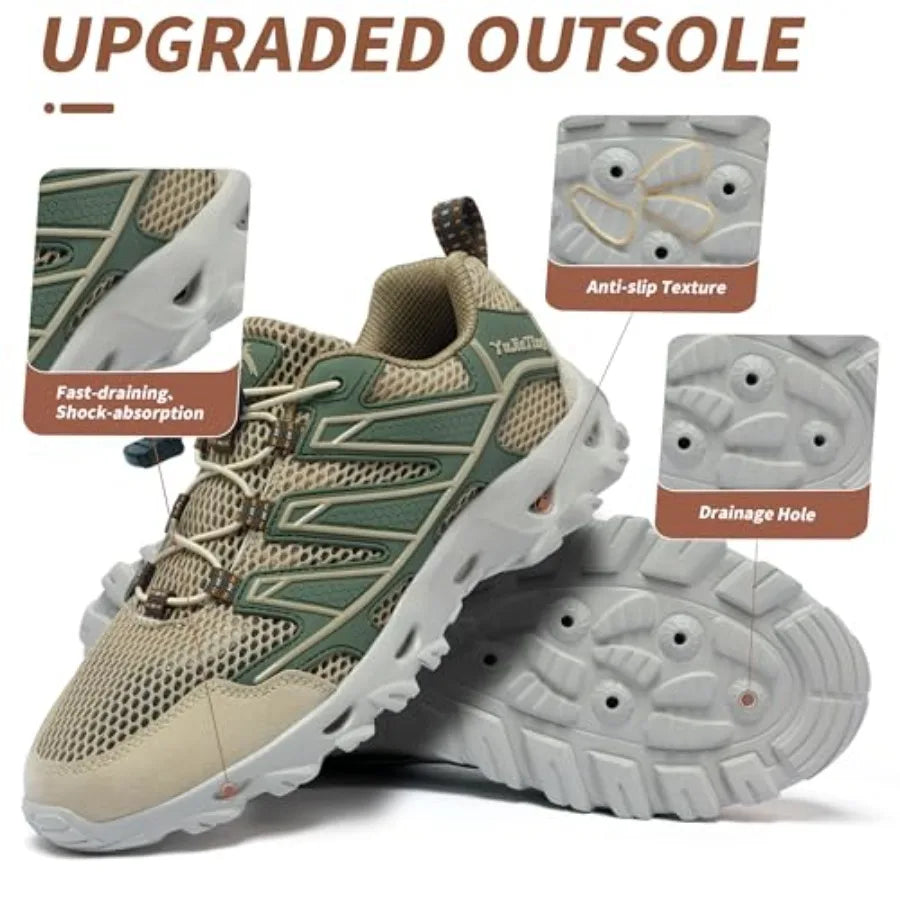 Alibress Water Shoes for Women Men Slip-on Hiking Water Shoes Quick-Dry Aqua Beach Swim River Shoes