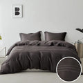 Simple&Opulence 100% Eucalyptus Lyocell Tencel Duvet Cover Set Cooling Breathable Soft Silky