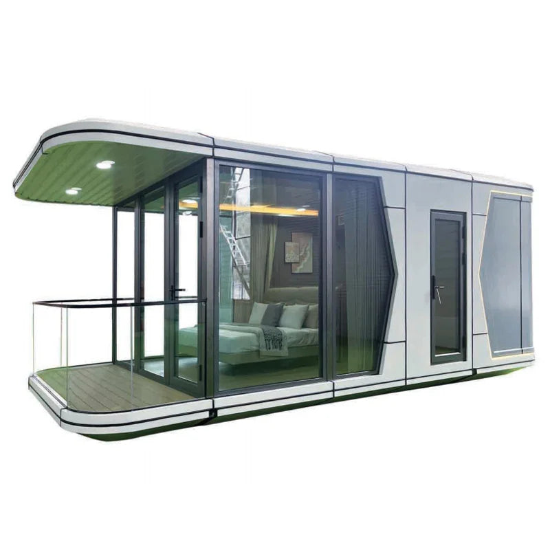 Site Foldable Dormitory Weatherproof Portable House Small Tiny Footprint Save Precious Limited Land Resource Container Home