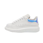 Minimalist Korean White Platform Shoes with Black Heel – Height-Increasing Daily Casual Sneakers
