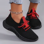 Women's Breathable Mesh Flat Shoes Casual Sports Sneakers Summer Walking Shoes Clearance Free Shipping