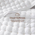Luxury Cross-Stitch Design Quilt Bedding Set Lightweight Soft Summer Bedspread All-Season Quilted Coverlet with 2 Pillow Shams Twin Queen King California King Size Bed Covers