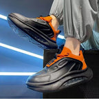 Men's shoes for summer and spring. Men's style, versatile, thick sole, heightening, breathable. Sports air cushion, shock absorp