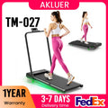 Akluer Walking Pad Treadmill, Portable Under Desk Treadmill 330lbs Capacity, Compact Treadmills Mini Walking Pad, 2.5HP Portable Treadmills with Remote Control, for Home Office Small Space