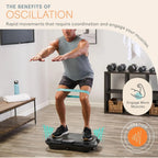 Home Fitness Vibration Plate Exercise Machine for Lymphatic Drainage Full-Body Workout