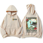 CAMERON WHITCOMB Logo Hoodies Fleece Long Sleeve Hooded Sweatshirt Graphic Merch Unisex Streetwear Loose Casual Men/Women Hoodie