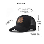 Summer Mesh Baseball Cap Women Men Letter Patch Snapback Hat Casual Breathable Unisex Street Hip Hop Trucker Caps