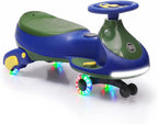 12V 2-in-1 Kids Electric Wiggle Car Ride On – Pedal & Swing, 360° Steering, Flashing Wheels, Music, Anti-Rollover, Rechargeable Battery, High Weight Capacity – Indoor Outdoor