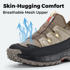 Fittington Slip-on Shoes Wide Sneakers For Men Soft Mens Running Shoe Slip Resistant Hiking Walking Shoes With Arch Spport