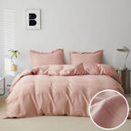 Simple&Opulence 100% Eucalyptus Lyocell Tencel Duvet Cover Set Cooling Breathable Soft Silky
