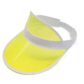 Summer Sky Top Plastic Sun Hat With Adjustable Elasticity And Transparent Sun Visor For Men And Women Outdoor Sports Cap