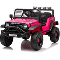 12V Kids Ride On Truck Car w/Parent Remote Control, 3 Speeds, Emergency Braking, LED Lights, Music & Horn Kids Electric Vehicles