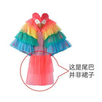 Halloween Children's Costume Cosplay Animal Parrot Performance Costume Kid Cloak Kindergarten Prom Animal Clothing