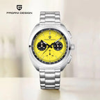 2026 New PAGANI DESIGN Panda Men's Watches Quartz Wristwatches Chronograph Luxury Watch For Men AR Sapphire Luminous Waterproof