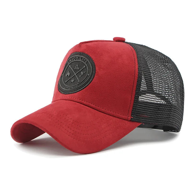 Mesh breathable baseball cap dome summer new sunshade hardtop hat outdoor running sports hat