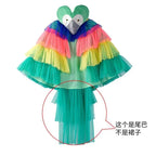 Halloween Children's Costume Cosplay Animal Parrot Performance Costume Kid Cloak Kindergarten Prom Animal Clothing