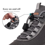 Men's Hiking Shoes Breathable Non-Slip Sneakers Mesh Walking Shoes for Outdoor Trails Trekking Training