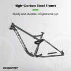 Fat Tire Mountain Bike 26 Inch, 21 Speed Dual Full Suspension, 4.0" Wide Non-Slip Big Fat Tire, Men Women Bicycles