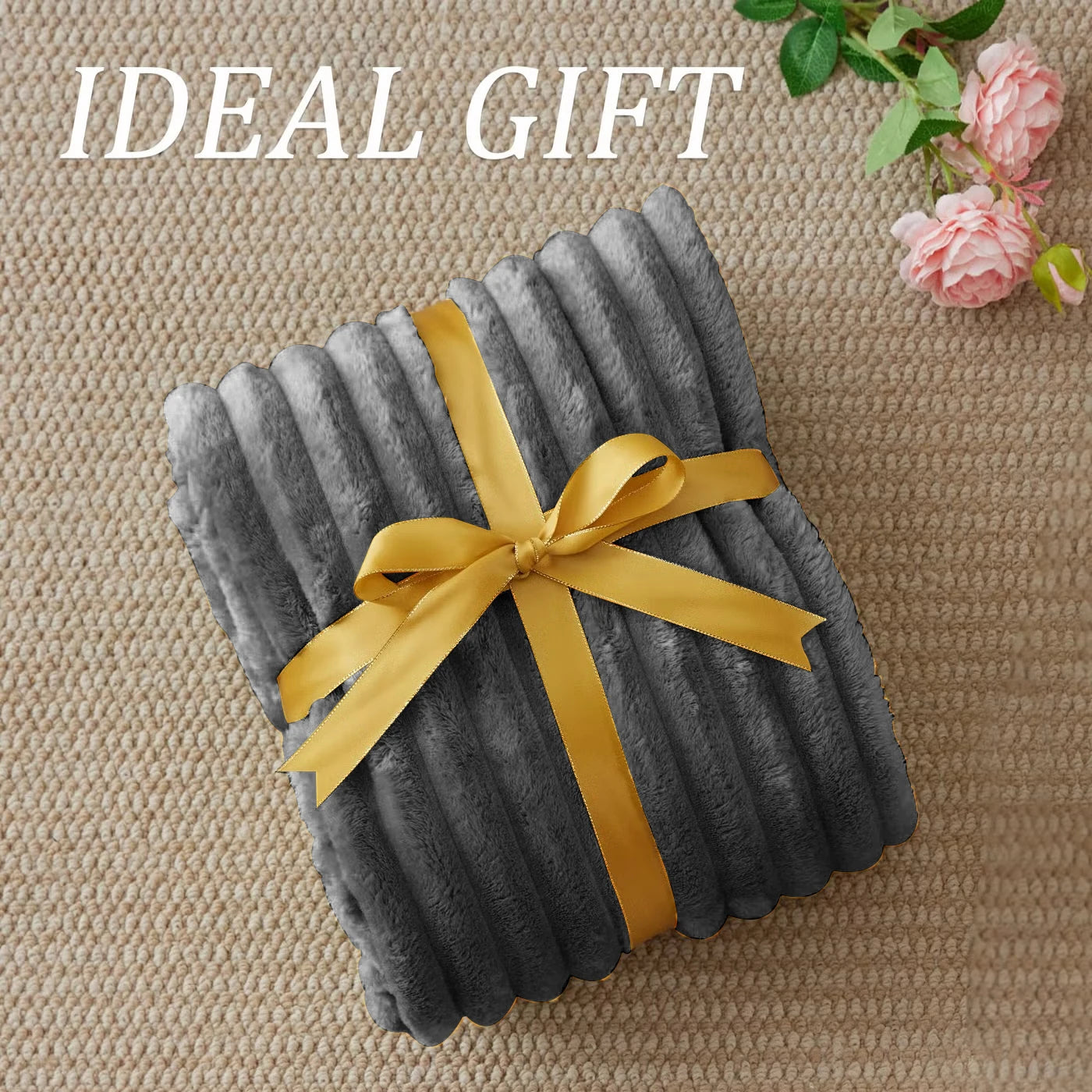 Bohemian Fuzzy Blanket Suitable for - Cozy Throw - Super Soft Thick Bedspread with Warm Multicolor Geometric Patterns, Machine Washable Bedding for Couch, Bed, Dorm - Thick Warm Suitable for Home Gift for &