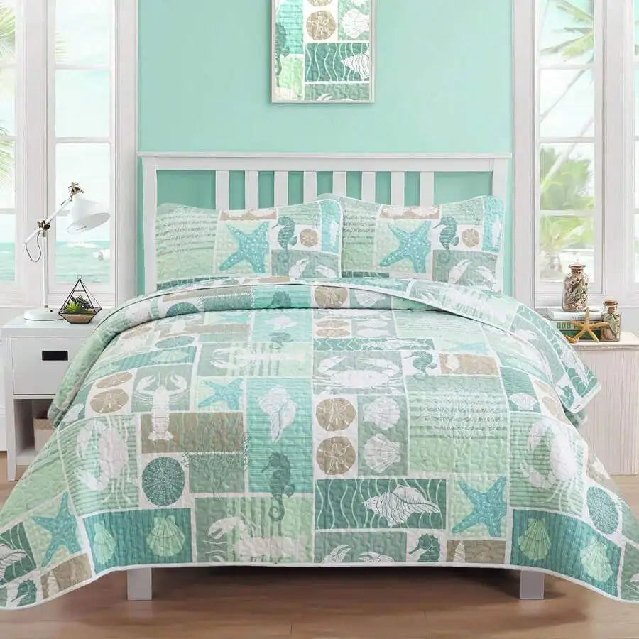 3 Pieces  Yellow Flower Quilt Set Twin Full Queen King Size, Paisley Patchwork Plaid Bedspread Bedding Sets  Coverlet Set.