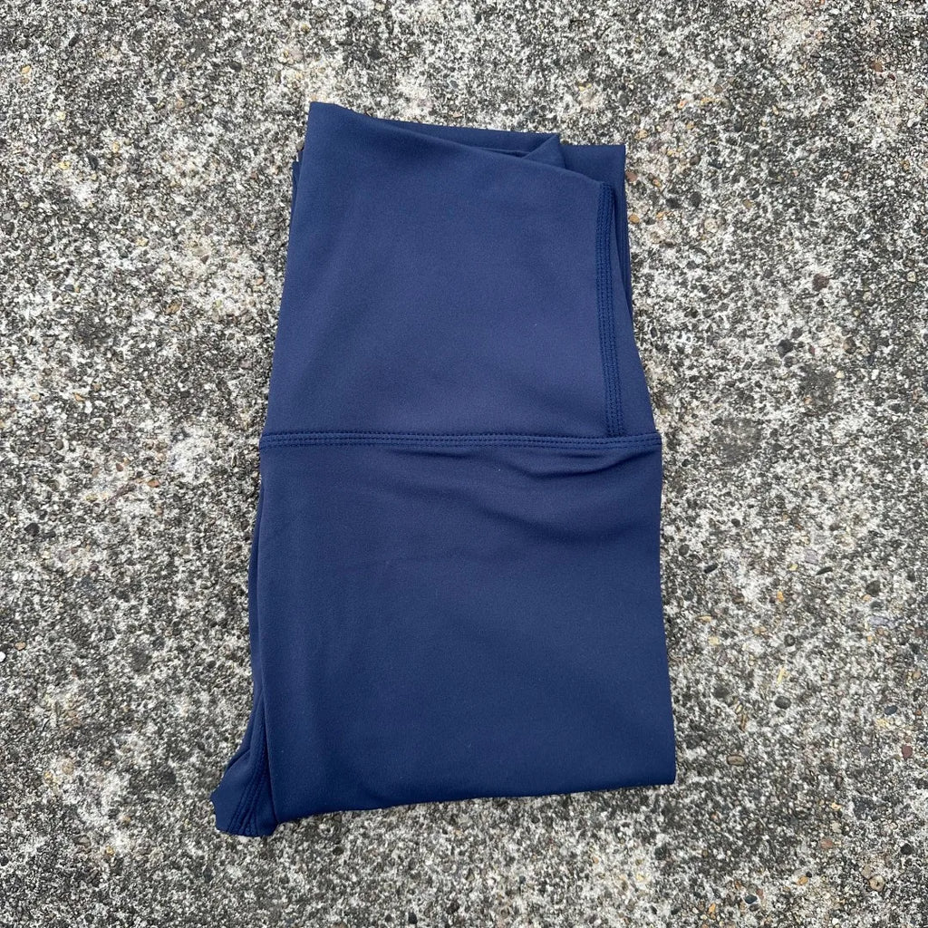 Solid Color High Waist Yoga Legging soft Women Sport Pant Tight Butter Athletic Gym Comprehensive Training Jog Back Waist Pocket