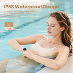 Smart Watches for Women, Waterproof Fitness Tracker with Bluetooth Calls, Activity Monitor, Heart Rate and SpO2
