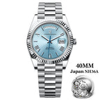 PAGANI DESIGN DD40 Luxury Rose Gold Automatic Watch Men Japan NH36A Mechanical Wristwatch Men Stainless steel Waterproof Watches