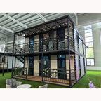 Waterproof Prefab Luxury Villa 20Ft Expandable Container House Prefabricated Portable Mobile Tiny Home with 2 Bedroom