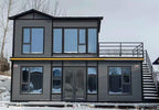 Flat Pack Modular Container Tiny House 20ft Foldable Prefab Portable Mobile Office Living