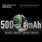 KOSPET Tank M4 Special Edition Men's Smartwatch 1.96 Inch AMOLED 10ATM Waterproof Freediving Offline Maps GPS 2 Wristbands