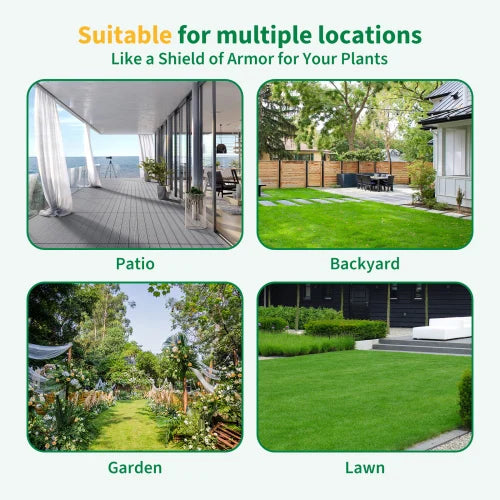 Step in hexagonal greenhouse -9.2 * 8.1 feet, upgraded and reinforced frame, thickened waterproof and thermal insulation layer
