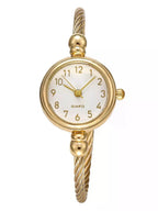 1pc Vintage Retro Roman Numeral Women Quartz Wrist Watch