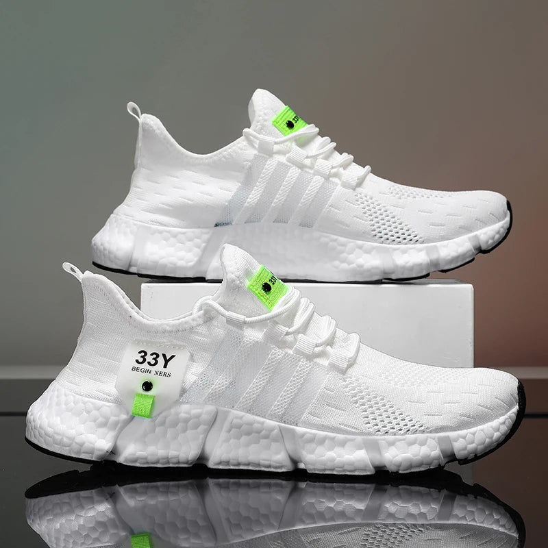 High Quality Summer Men Shoes Comfortable Sneakers Breathable Running Shoes for Men Mesh Tennis Sport Shoes