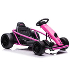 24V Electric Go Kart Drift Car for Kids 8-12, Ride On Racing Toy with Dual 300W Motors/8 MPH High Speed/Music, Outdoor Fun Gift