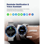 1.43" AMOLED Screen Smart Watch for Men with 24/7 Health Monitor, Fitness Tracker & 400mAh Battery