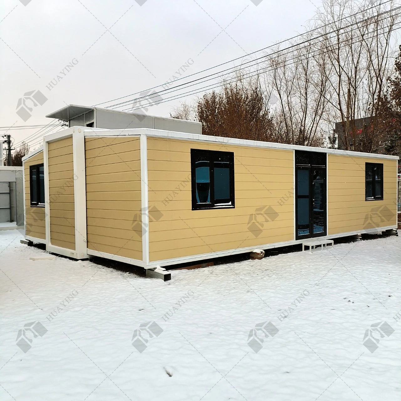 Expandable Container House Prefab Tiny Home Modular Prefabricated Mobile Villa Folding House for Residential Living Use