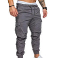 50%HOT2022 New Men's Casual Jogging Pants Solid Color Pocket Pants Sports Pants Men's Trousers Street Hip Halen Jogging Pants