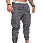 50%HOT2022 New Men's Casual Jogging Pants Solid Color Pocket Pants Sports Pants Men's Trousers Street Hip Halen Jogging Pants