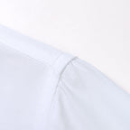 Men's Formal French Cuffs Dress Shirts Hidden Button Front Long Sleeve Tuxedo Shirt Random Metal Cufflinks