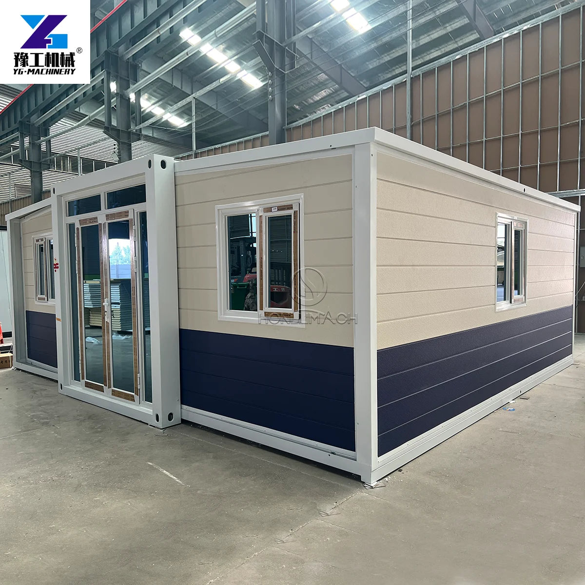 Luxury Prefab Shipping Container Villa 3 Bedroom Expandable Home 20FT 40Ft Mobile House Tiny Prefab Container Home