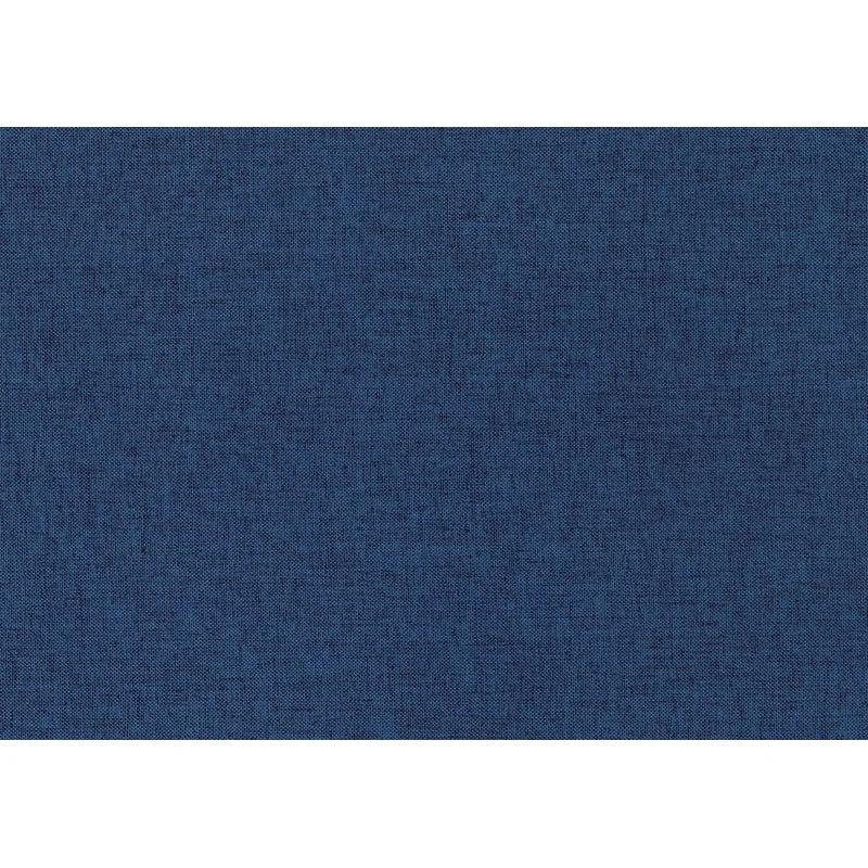 1pc Modern Blue Fabric Daybed with Wooden Frame and Trundle Storage