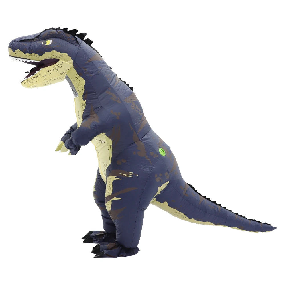 Cartoon Tyrannosaurus Rex Inflatable Costume Mascot Parade Adult Character Cosplay Animal Birthday Halloween Party Event Set
