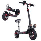 FREEBOY Adult Electric Scooter 1200W, 11'' Off Road Tubeless Tires, 30mph Fast E Scooter, 48V 15.6Ah Battery, Dual Disc Brake, Folding All Terrain Scooter