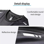 Men's casual sports suit shorts and short sleeves, outdoor hiking and park beach travel outfit, quick drying and lightweight