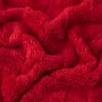 Fleece Throw Blanket 50"×60" for Couch Sofa Bed, Super Soft Cozy Plush Microfiber Flannel Blanket with 3D Checke Design Lightwe