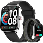 1.85" HD Smartwatch with Call, Fitness Tracking, IP68 Waterproof for Men and Women