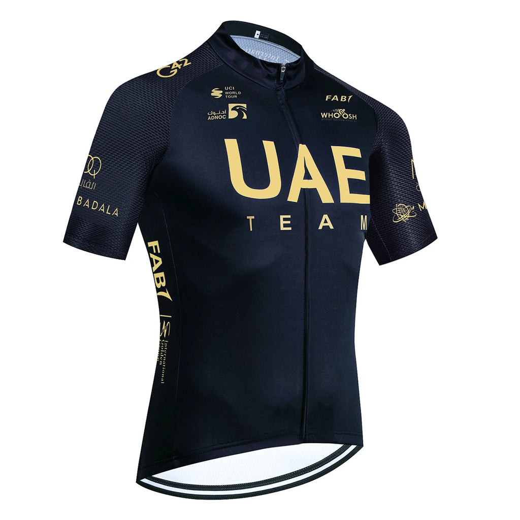 New Black UAE Cycling Maillot Jersey Shorts Men Women Ropa Ciclismo MTB Road Bicycle Jersey Riding Bike T-shirt Pants Clothing