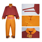 The Last Airbender Avatar Aang Cosplay Costume Jumpsuit Outfits Halloween Carnival Men Suit Clothes