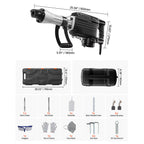 SucceBuy Demolition Jack Hammer 2800 W Powerful Electric Jackhammer 1200 BPM Concrete Breaker with Carrying Case Gloves