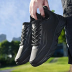 Men's fashionable sports shoes, comfortable anti-slip lace-up soft-soled shoes, large-sized men's shoes, suitable for couples